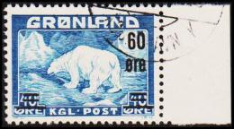 1956. Surcharge. 60/40 Øre Blue (Michel: 37) - JF175250 - Neufs