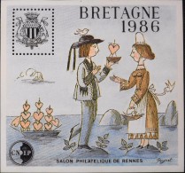 FEUILLET SOUVENIR CNEP - 1986 - BRETAGNE 1986 - N° 7 - NEUF** - SUPERBE - - CNEP