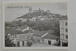 MONFORTE DE LEMOS VUE GENERALE CARTE  QSL /QSO - Lugo