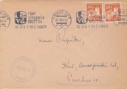 J3027 - Czechoslovakia (1964) Praha 025 (44): Promotional Postmark Machine (stamps: 2x 20h Castle Kost) - Briefe U. Dokumente