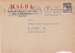 J3037 - Czechoslovakia (1964) Praha 025: Promotional Postmark Machine (stamp: 40h - Castle Kremnica), Only Front Cover! - Briefe U. Dokumente