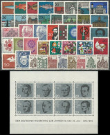 DEUTSCHLAND 1964 Mi-Nr. 412-61 Jahrgang/year Set ** MNH - Annual Collections