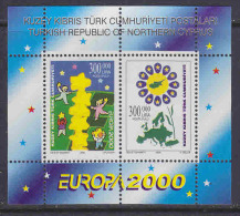 Europa Cept 2000 Northern Cyprus M/s ** Mnh (22586A) - 2000