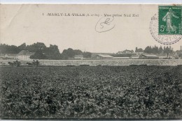 CPA 95 MARLY LA VILLE VUE PRISE SUD EST 1908 - Marly La Ville