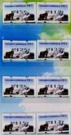 2007 Taiwan ATM Frama Stamps - Bear Mount Jade- ROCUPEX Tainan Black Ink -complete Set Unusual - Erreurs Sur Timbres