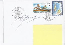 2259/60 Op Brief  Met Handtekening O. Bonneval - Enveloppes