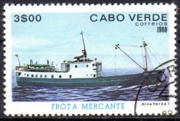 CAPE VERDE 1980 Freighters - 3e Area Verdel  FU - Cap Vert