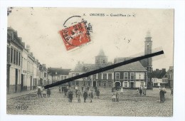 CPA - Orchies - Grand Place (N°2) - Orchies