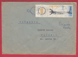 176161 / 1968 - Bauaufzug  CRANE Poland Pologne Polen Polonia - Lettres & Documents