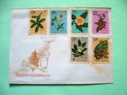 Cuba 1970 FDC Cover Flowers And Fruits - Rusty - Storia Postale