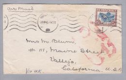 Süd-Afrika Suidafrika 1945-07-20 O.A.T. Air Mail Nach California - Non Classés