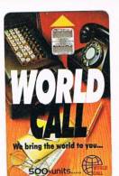 PAKISTAN - WORLD CALL  (CHIP)  -  500 UNITS  (CODE 99144)     -  USED   - RIF. 1723 - Pakistan