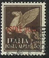ISOLE JONIE 1941 SOPRASTAMPATO D´ITALIA ITALY OVERPRINTED POSTA AEREA AIR MAIL USATO USED OBLITERE´ - Ionische Inseln