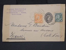 CANADA-Entier Postal (enveloppe) De Winnipeg Pour Semur (France) En 1931    à Voir P7255 - 1903-1954 Könige
