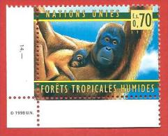 ONU - NAZIONI UNITE GINEVRA MNH - 1998 - W.H.O. Forets Tropicales Humides - 0,70 Fr. - Michel NT-GE 346 - Unused Stamps