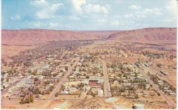 Alice Springs Australia, Aerial View Of Town, C1950s/60s Vintage Postcard - Alice Springs