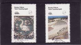 Chypre Turc 1990 -  Yv.no.262/3 Obliteres - Gebraucht