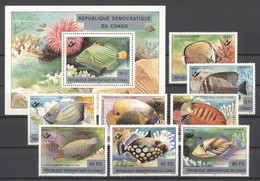 République Démocratique Du Congo - 1960/1967 + BL179 - 2001 - Poissons - Belgica - MNH - Ungebraucht