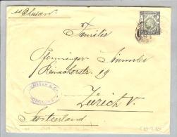 China Hongkong 1904 Brief MS Chusan Nach Zürich EF! - Covers & Documents