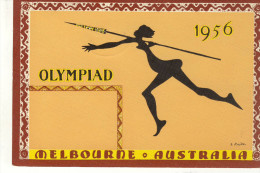 CPA (sports Jeux Olympiques )    MELBOURNE  1956 - Giochi Olimpici