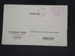 PAYS BAS  - Bande Journal De Amsterdam ( Obl Mécanique) Pour La France En 1933 - à Voir - Lot P7371 - Cartas & Documentos