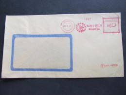 FRANKOTYPE Freistempel 1966 BILOVEC Koh I Noor // T5275 - Covers & Documents