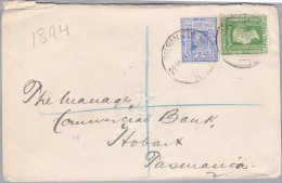 OZ Australien 1907-10-28 BALRANALD New South Wales Brief Nach Tasmanien - Brieven En Documenten