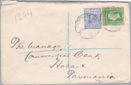 OZ Australien 1907-10-28 BALRANALD New South Wales Brief Nach Tasmanien - Storia Postale