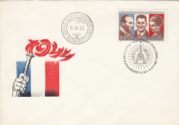 HISTORY, FRENCH REVOLUTION, COVER FDC, 1974, HUNGARY - Franse Revolutie