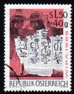 ÖSTERREICH 1965 - Hieroglyphen Aus Altägyptischem Papyros Totenbuch - Egyptologie