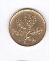 20 Lire 1981 (Id-372) - 20 Lire