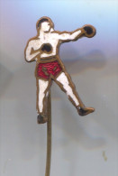 BOXING - BOX RING, Hungarian Vintage Pin Badge, Enamel - Boxen