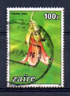 Zaire - 1984 - 100z Flowers "Canarina Eminii" - Used - Gebruikt