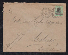 Brazil Brasil 1906 300R MADRUGADA Rio Grande Norte To COBURG Bavaria Germany - Storia Postale