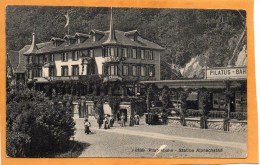 Pilatusbahn Station Alpnachstad 1910 Postcard - Alpnach