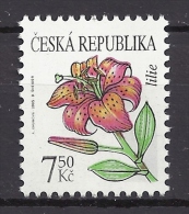Czech  Republic 2005 MNH  ** Mi 422 Sc 3262 Flowers, Lily.Tschechische Republik - Ungebraucht