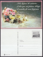 1999-EP-121 CUBA 1999. Ed.NO CATALOGADA. SPECIAL DELIVERY. POSTAL STATIONERY. FLOWER. CUPS. COPAS. FLORES. UNUSED. - Brieven En Documenten