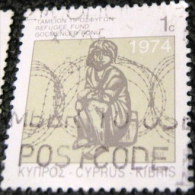 Cyprus 2001 Refugee Fund 1c - Used - Used Stamps