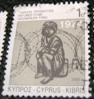 Cyprus 2003 Refugee Fund 1c - Used - Used Stamps
