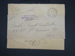 FRANCE - Enveloppe De L ´armée Du Rhin En 1921 ( Trésor Et Postes 77) Pour Paris - à Voir - Lot P7616 - Militaire Stempels Vanaf 1900 (buiten De Oorlog)