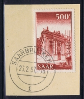 Saar Sarre Mi  337 Used  1952 - Gebruikt