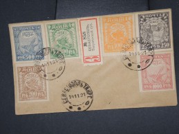 RUSSIE - Enveloppe En Recommandée En 1921 - Aff Plaisant - à Voir - P7682 - Briefe U. Dokumente