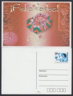 2001-EP-11 CUBA 2001. Ed.56b. INTERNATIONAL WOMEN'S DAY. POSTAL STATIONERY. GIFT. WATCH. FLORES. FLOWERS. UNUSED. - Briefe U. Dokumente