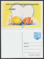 2001-EP-21 CUBA 2001. Ed.55f. VALENTINE'S DAY. SPECIAL DELIVERY. POSTAL STATIONERY. PAREJA DE PECES. FISH. UNUSED. - Briefe U. Dokumente