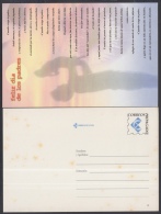 2001-EP-26 CUBA 2001. Ed.58h. FATHER'S DAY. SPECIAL DELIVERY. POSTAL STATIONERY. POEMA . POEM. MANCHAS. UNUSED. - Briefe U. Dokumente