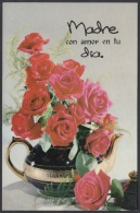 2001-EP-45 CUBA 2001. Ed.57t. MOTHER DAY SPECIAL DELIVERY. POSTAL STATIONERY. TETERA CON ROSAS ROJAS. ROSES. FLORES. FLO - Briefe U. Dokumente