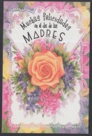 2001-EP-75 CUBA 2001. Ed.57. MOTHER DAY SPECIAL DELIVERY. POSTAL STATIONERY. ROSA NARANJA. ROSES. FLORES. FLOWERS. USED. - Brieven En Documenten