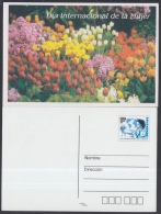 2001-EP-76 CUBA 2001. Ed.56. INTERNATIONAL WOMEN'S DAY. POSTAL STATIONERY. JARDIN DE FLORES. FLOWERS. UNUSED. - Brieven En Documenten