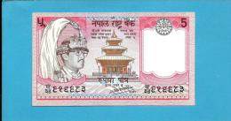 NEPAL - 5 Rupees - ND ( 1987 -  ) - P 30.a - UNC. - Sign. 11 - Serial # 24 Mm Long - King Birendra Bir Bikram - Népal