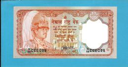 NEPAL - 20 Rupees - ND ( 1988 - ) - P 38.b - UNC. - Sign. 13 - Serial # 20 Mm Long - King Birendra Bir Bikram - Nepal